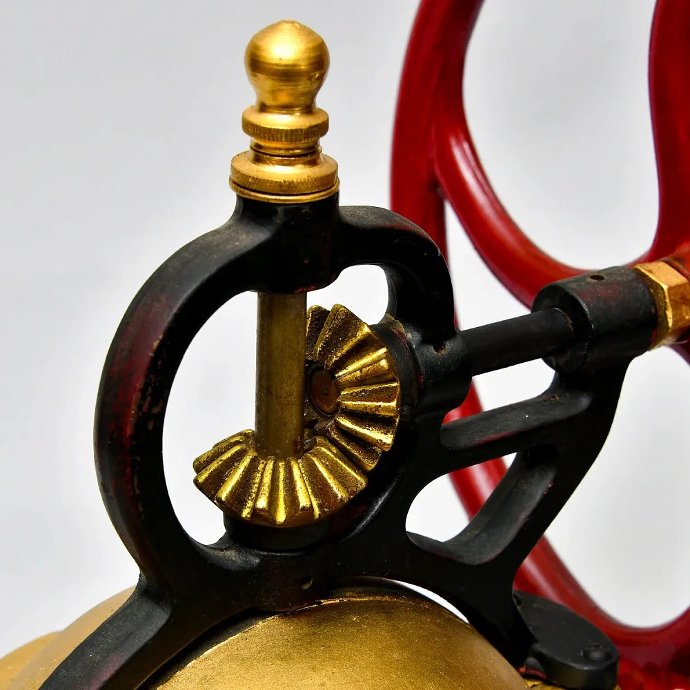 Большая Антикварная Чугунная Ручная Механическая Кофемолка ELMA, Франция начало ХХ века.