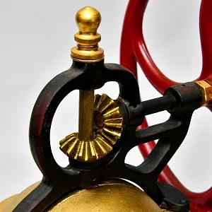 Большая Антикварная Чугунная Ручная Механическая Кофемолка ELMA, Франция начало ХХ века.