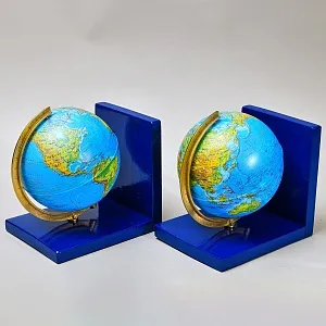 Большие Букенды - Держатель - Ограничитель - Подставка для книг «Глобус», Россия.