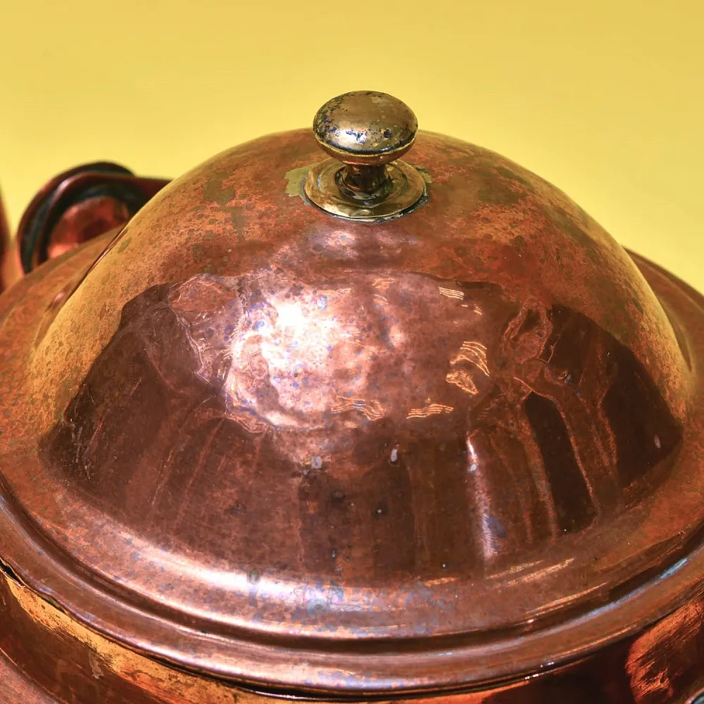 Антикварный Медный Большой Чайник на 12 литров. Германия начало ХХ века.