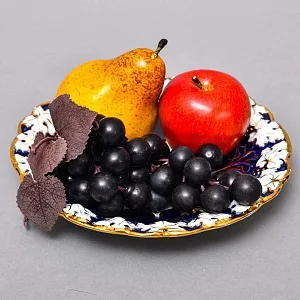 Антикварное Блюдо - Тарелка «Виноградная лоза», Фарфор MEISSEN Германия, 1924 - 1934 годы.  