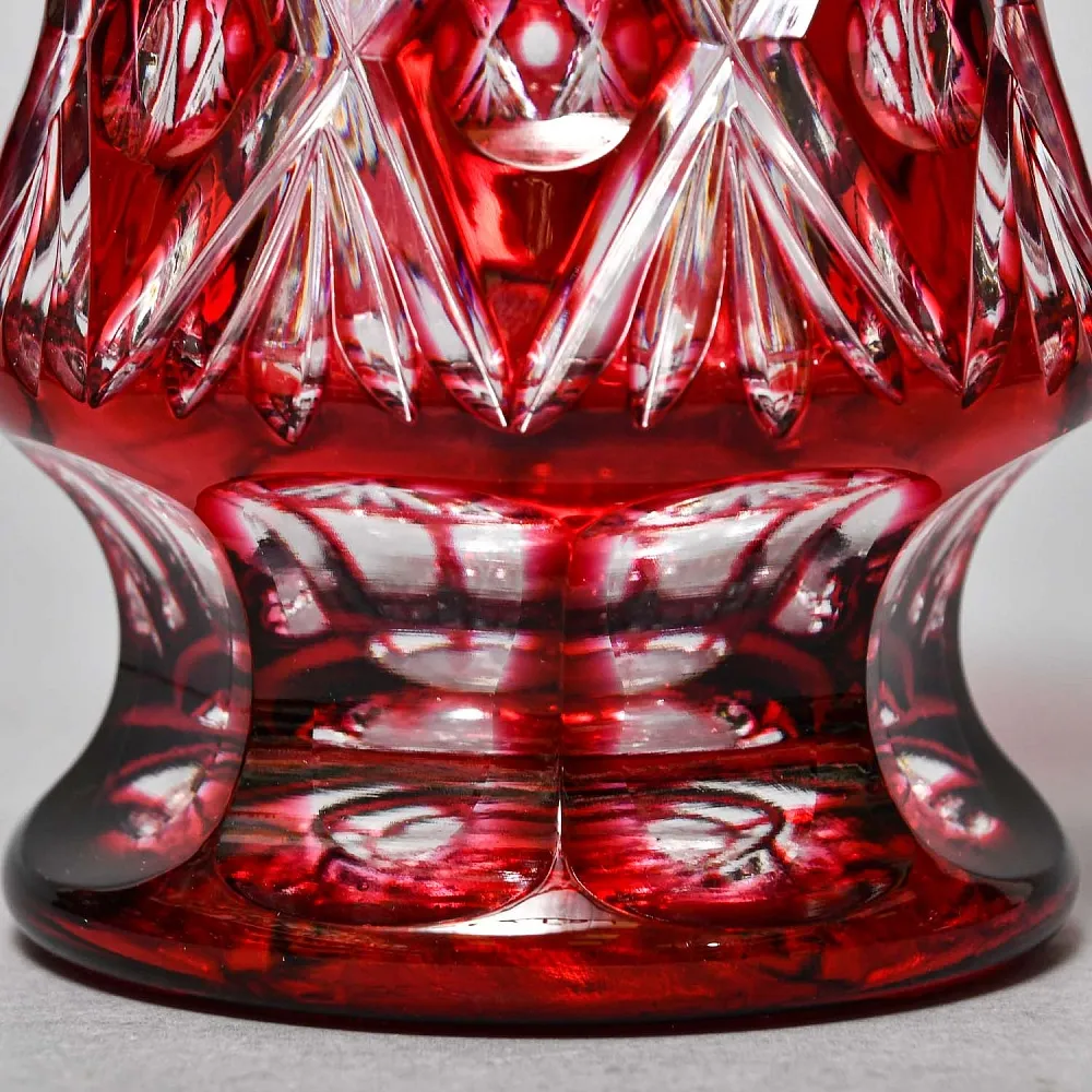 Набор Стаканов серия «Die Eingebung», Цветной Хрусталь WMF Cristal Cabinet Германия, 60 -гг.
