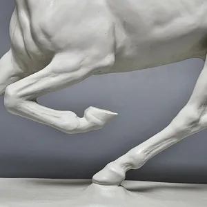 Редкость! Бисквитный Фарфор - Большая Статуэтка «Бегущий конь», ROSENTHAL Германия.