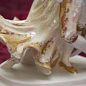 Авторская Коллекционная Фарфоровая статуэтка «Испанский танец», СССР ЛЗФИ, 1967 - 1983 годы.