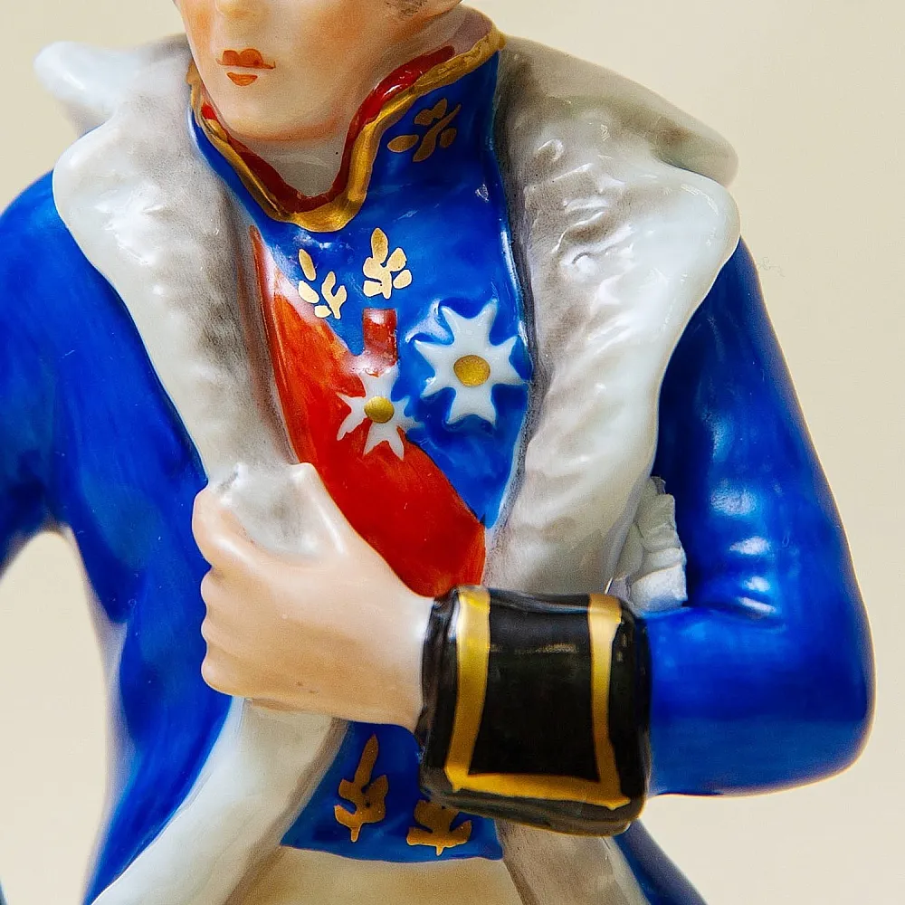 Редкая! Фарфоровая Cтатуэтка «Маршал NEY» из серии «Армия Наполеона», KAISER -1979 год.