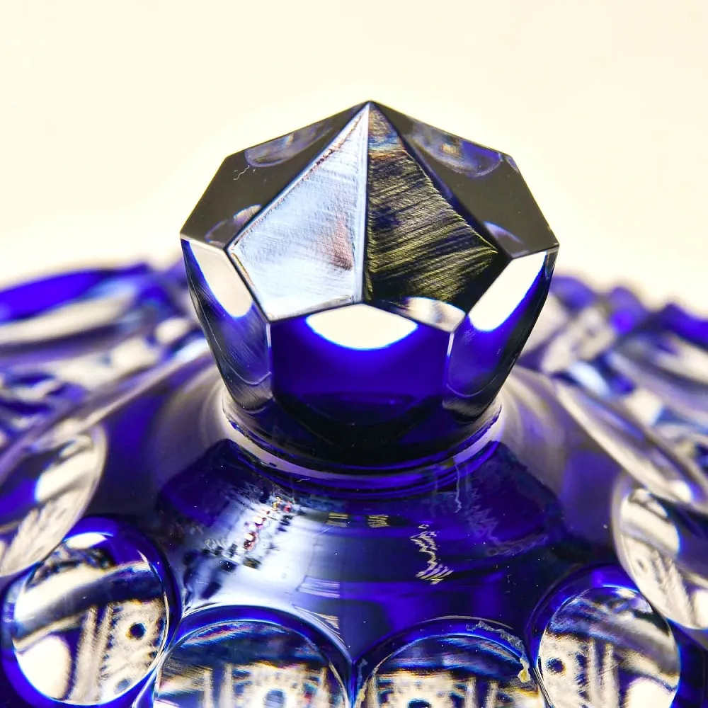 Ваза - Конфетница с кышкой Хрусталь JOSKA BODENMAIS Германия, конец 60-х гг.