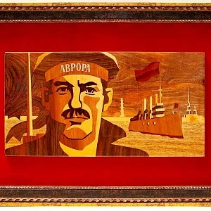 Редкость!!! Агитационное Панно - Картина «Аврора» СССР - 1968 год.