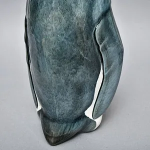 Большая Фарфоровая статуэтка Птицы - «ПИНГВИН С ПИНГВИНЕНКОМ», Hutschenreuther Германия.