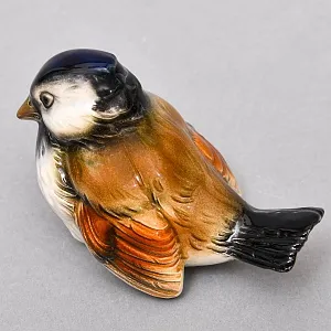 Коллекционная Фарфоровая статуэтка «Птица - Воробей», Goebel Германия -1972 год.