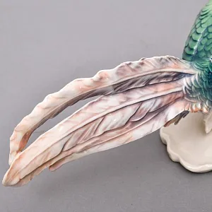 Коллекционная Фарфоровая статуэтка «Птица - Фазан», Карл Энс / Karl Ens, Германия, 50-е годы ХХ века.