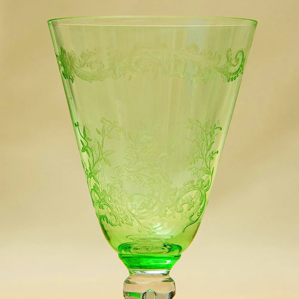 Антикварный Набор - Хрустальные Бокалы для вина «MICADO», Saint Louis. Франция, начало ХХ века.