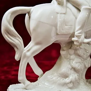 Коллекционная Статуэтка «Людовик Бонапарт на коне» Фарфор Scheibe - Alsbach Германия -1952-1972 г.