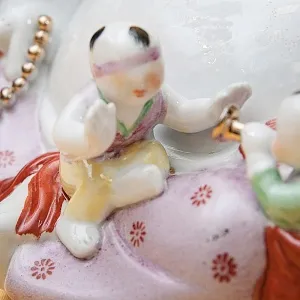 «Хотэй с детьми» Коллекционная Фарфоровая Статуэтка Китай 50 -е годы ХХ века.