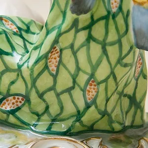 Коллекционная Фарфоровая статуэтка «Девочка-Ангел и Цыпленок» SANDIZELL Германия.