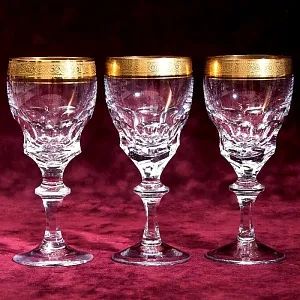 Хрустальные Бокалы для Вина «Concorde», Theresienthal Германия, 60 -е годы ХХ века.