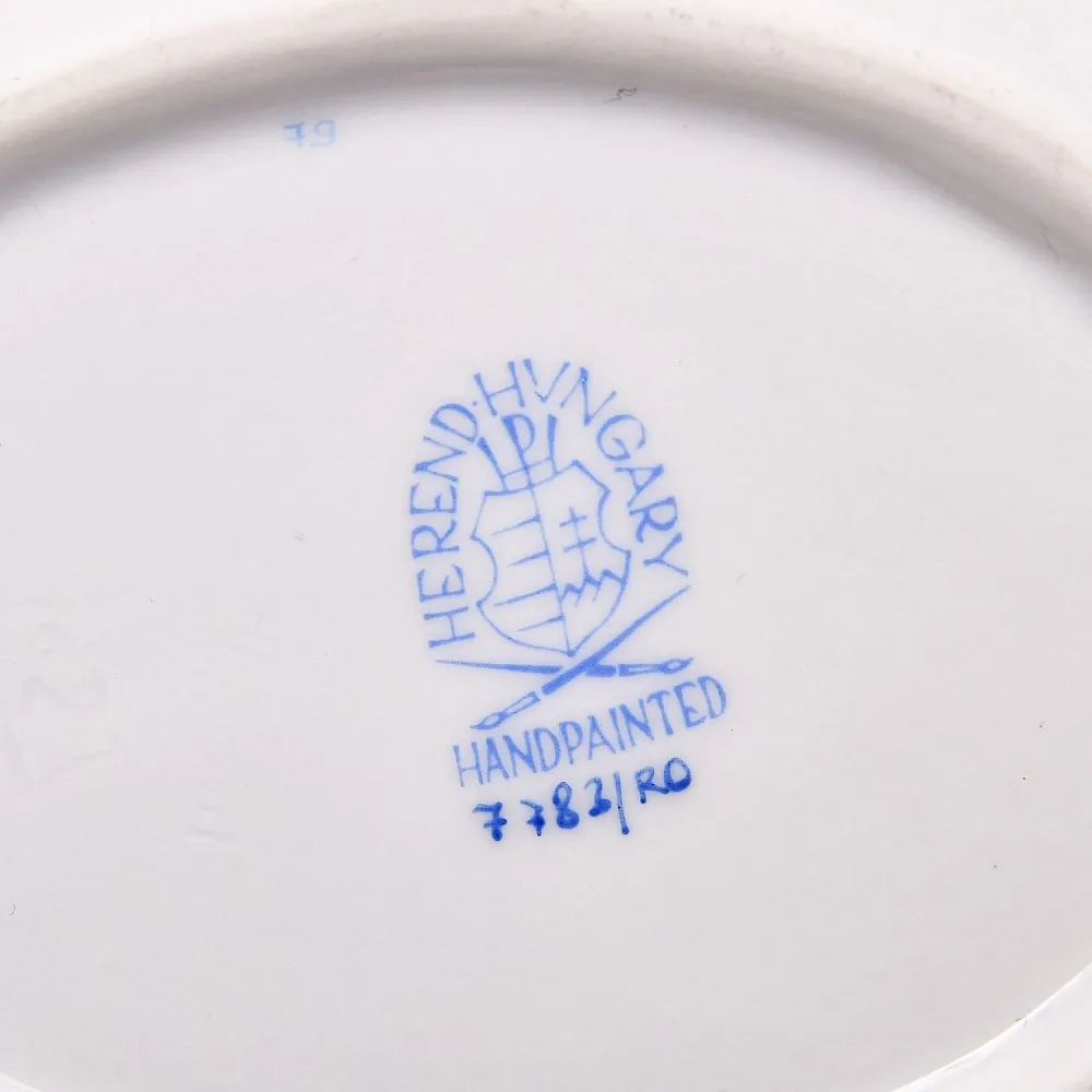 Небольшая Фарфоровая мелочевница - пепельница «ROTHSHILD BIRDS», HEREND Венгрия. 