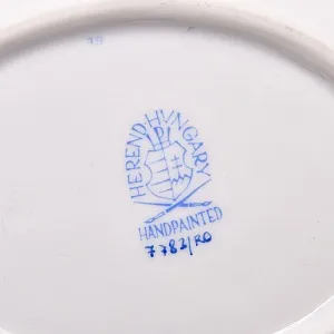 Небольшая Фарфоровая мелочевница - пепельница «ROTHSHILD BIRDS», HEREND Венгрия. 