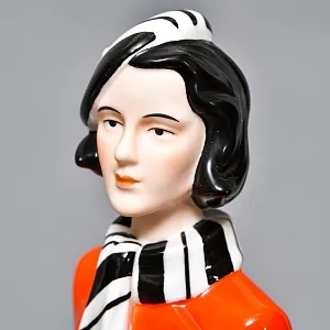 Большая Коллекционная Фарфоровая статуэтка «Сеньора Сант Анжело», GOEBEL Германия. 