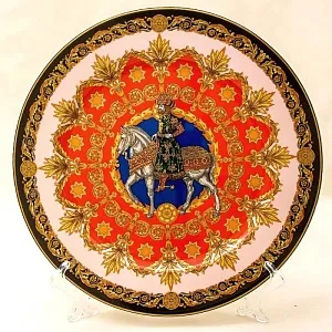 Коллекционная Тарелка - Блюдо «Король БАЛЬТАЗАР» Фарфор, VERSACE, Rosenthal Германия -1996 год.