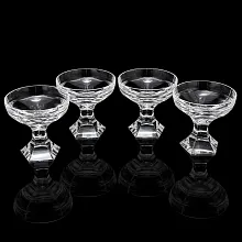 Редкость! Хрустальные Креманки - Фужеры для Шампанского серия «Mercury», BACCARAT, Франция, 80 -гг. 