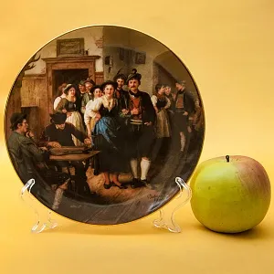 Коллекционная Тарелка «ТАНЦЫ» Фарфор, Lilien Porzallan, Австрия -1989 год.