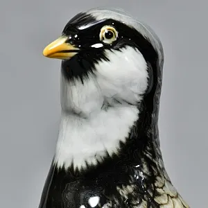 Большая Коллекционная Фарфоровая Статуэтка «Птица - Серая Куропатка», Karl Ens Германия -50 гг.