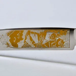 Винтажный Набор для Барбекю «Охота» - 3 предмета, DREIZACK SOLINGEN Германия, 50 -е годы ХХ века.