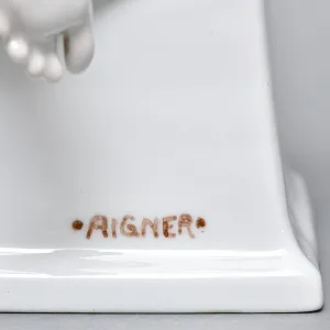 Большая Антикварная Фарфоровая статуэтка «EROS», ROSENTHAL Германия, 1907 - 1911 годы. 