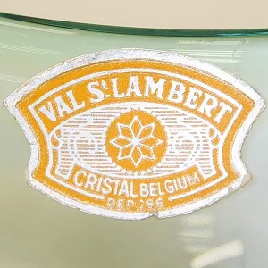Ваза - Блюдо - Фруктовница Хрусталь VAL SAINT LAMBERT (Вал Сант Ламберт) Бельгия, конец 70-х гг.
