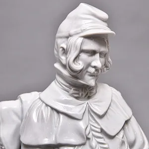 Большая Фарфоровая Статуэтка «ПУТНИК», Wiener Porzellanmanufaktur Augarten, Австрия середина ХХ века.