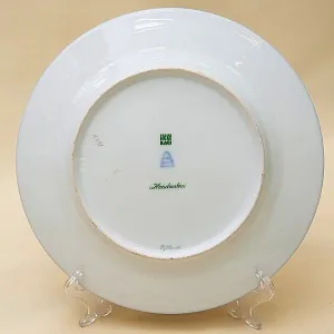 Антикварная Тарелка - Блюдо «Летний букет» Фарфор, Роспись HEUBACH, Германия -1910 год..