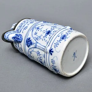 Антикварный Фарфоровый кувшин для пива «Гном - пивовар», Bremer & Liebmann Германия, 1887 - 1923 годы.