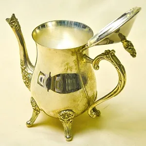 Винтажный Металлический Кофейник - Чайник на 0,5 л. Silverplate, SHEFFIELD Англия 50-е гг.