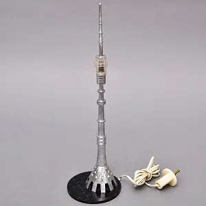 Электрический Настольный Сувенир - Ночник «Останкинская телебашня» СССР - 1980 год.