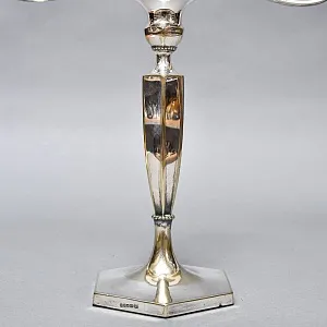 Пара Больших Антикварных Канделябров Подсвечников Silverplated, SHEFFIELD Англия начало ХХ век.