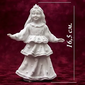 Коллекционная Авторская Статуэтка «Ёлочка» из серии «Детский Утренник», фарфор ИФЗ, Россия.