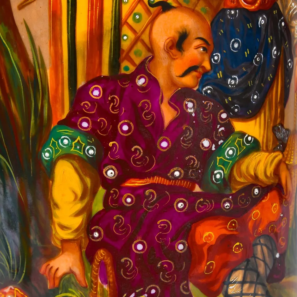 Редкие!!! Большие Антикварные Парные Вазы «Персидские мотивы», Франция VIEUX PARIS.