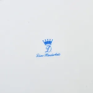 Фарфоровое  Блюдо - Сухарница - Вазочка - Конфетница «Цветы и Бабочки», SANDIZELL Германия.