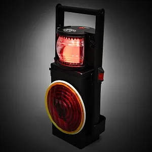 Большой Винтажный Железнодорожный Сигнальный Вагонный Фонарь, СССР - 1977 год.