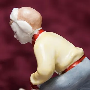 Редкость! Коллекционная Фарфоровая статуэтка «Юный хоккеист», ЛЗФИ СССР, 1956 - 1967 годы. 
