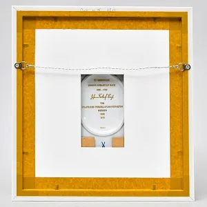 Картина - Панно - Фарфоровая Плакетка «Иоганн Себастьян Бах», MEISSEN Германия -1978 год.