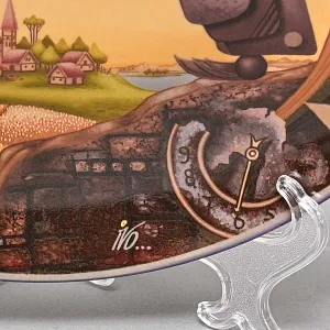 Авторская фарфоровая тарелка - блюдо «Времена года - Лето», Kaiser Германия, 80-е годы ХХ века.