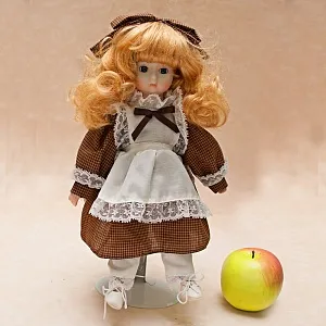 Коллекционная фарфоровая кукла №7  Н - 31 см.