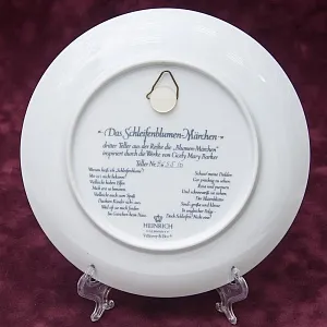 Коллекционная Тарелка - Блюдо «Фея Ибериса» Фарфор, Villeroy&Boch Германия -80 гг.