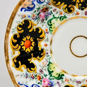 Антикварная Коллекционная Чайная пара, Фарфор Германия, конец XIX - начало XX веков.