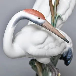 Коллекционная Фарфоровая статуэтка «Птицы. Пара журавлей», Lladro Испания. 