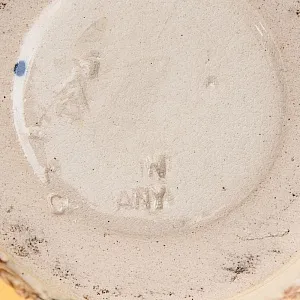 Крюшонница - Горшок для Глинтвейна «Старинные Замки» + 4-е Кружки Фаянс Германия