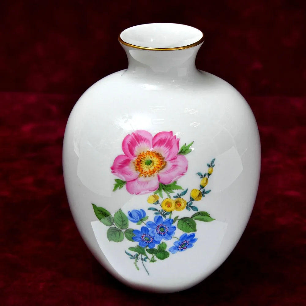 Коллекционная Фарфоровая Ваза,  MEISSEN / МЕЙСЕН, Германия - 1970 год.