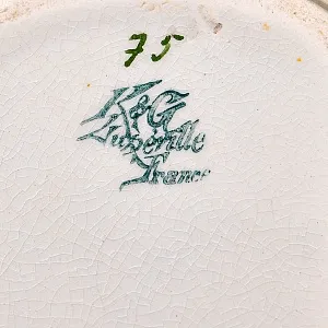 Фаянсовый Набор для Умывания «Яблоневый цвет», K&G Luneville Франция, 1900 - 1920 годы.