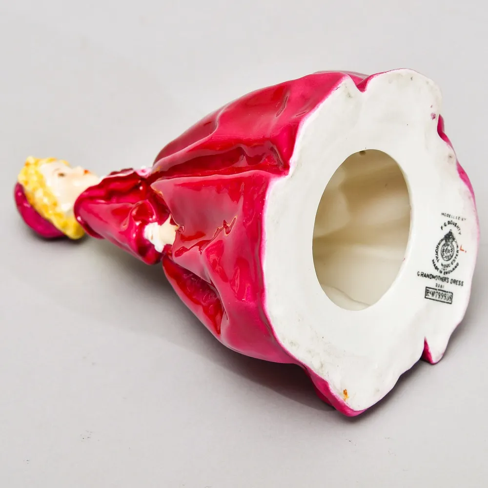 Коллекционная Фарфоровая статуэтка «Бабушкино платье», Royal Worcester Англия.